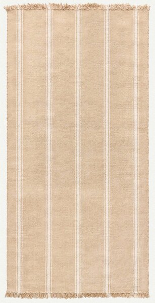 Diamond Carpets India, Ručně vázaný kusový koberec Hollis J 13 Natural, 120x170, béžová, chodba / předsíň
