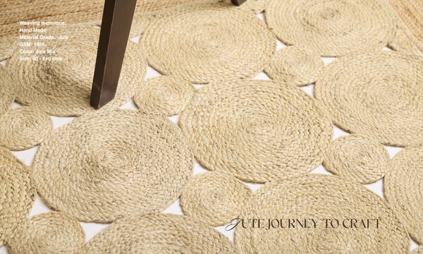Diamond Carpets India, Ručně vázaný kusový koberec Noor J 35 Natural, 120x170, béžová, chodba / předsíň
