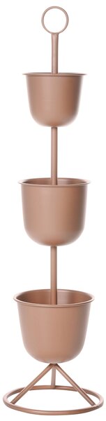 Stojan na květiny RENGE Kov 28 cm Hnědá