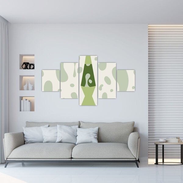 Obraz - Hippies, lávová lampa (125x70 cm)