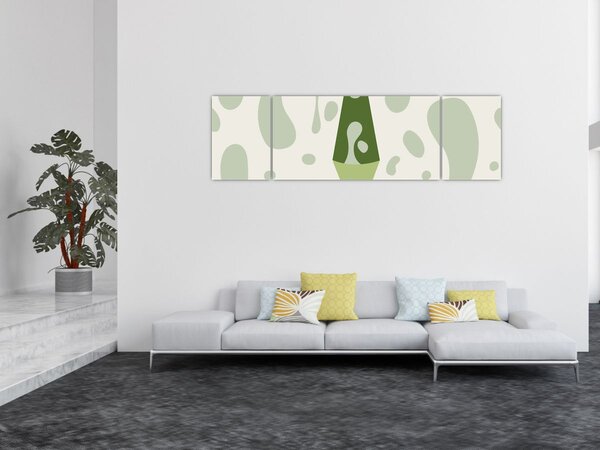 Obraz - Hippies, lávová lampa (170x50 cm)