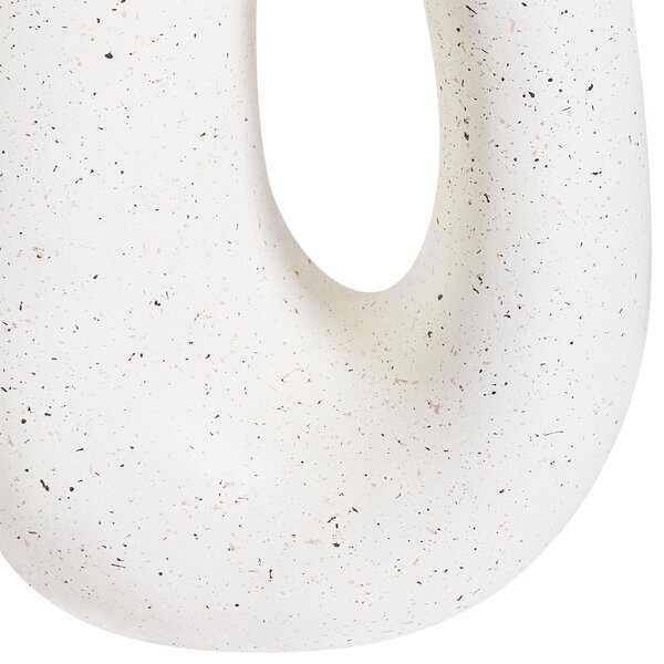 Odkládací stolek IDRO 42 cm 28 cm Terrazzo efekt Bílé terrazzo
