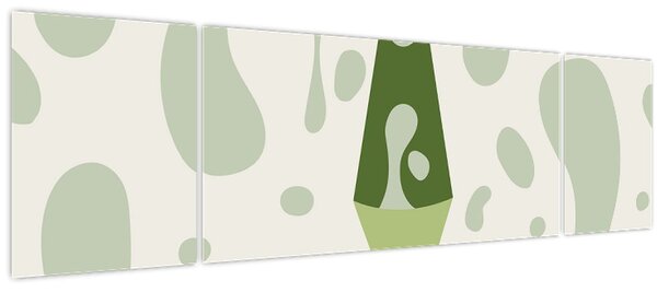 Obraz - Hippies, lávová lampa (170x50 cm)