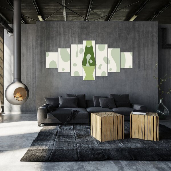 Obraz - Hippies, lávová lampa (210x100 cm)