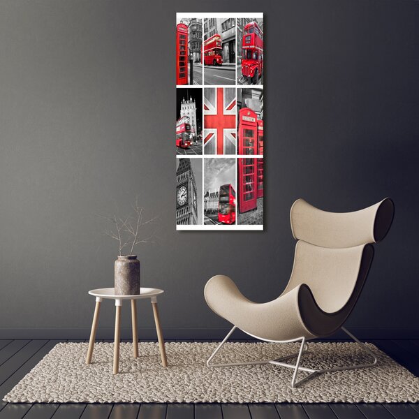 Vertikální Foto obraz canvas Koláž Londýd ocv-67924955