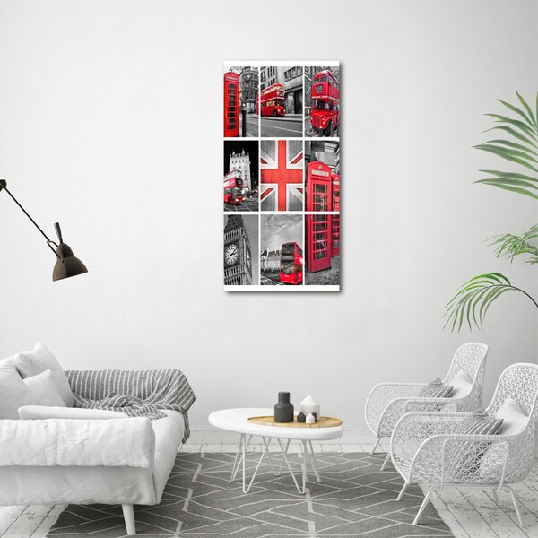 Vertikální Foto obraz canvas Koláž Londýd ocv-67924955