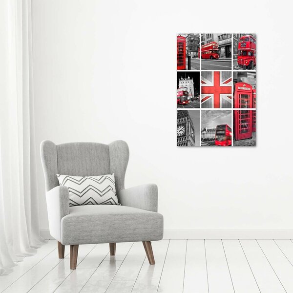 Vertikální Foto obraz canvas Koláž Londýd ocv-67924955