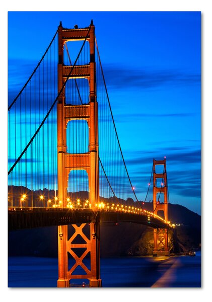 Vertikální Fotoobraz na skle Most San Francisco osv-67938489