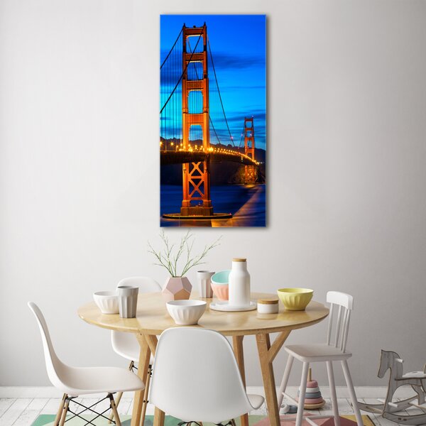Vertikální Fotoobraz na skle Most San Francisco osv-67938489