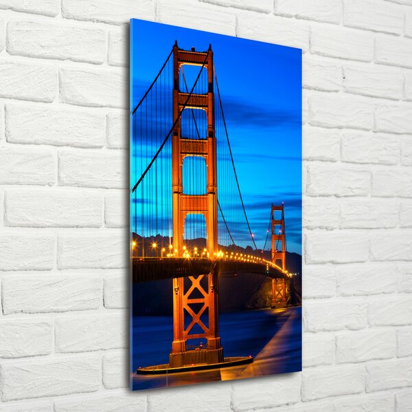 Vertikální Fotoobraz na skle Most San Francisco osv-67938489