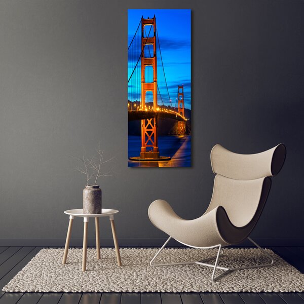 Vertikální Foto obraz na plátně Most San Francisco ocv-67938489