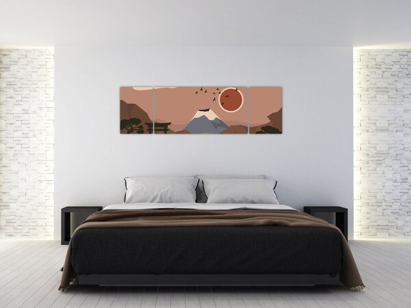 Obraz - Japonsko N⁰1 (170x50 cm)