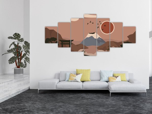 Obraz - Japonsko N⁰1 (210x100 cm)