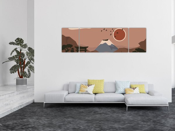 Obraz - Japonsko N⁰1 (170x50 cm)