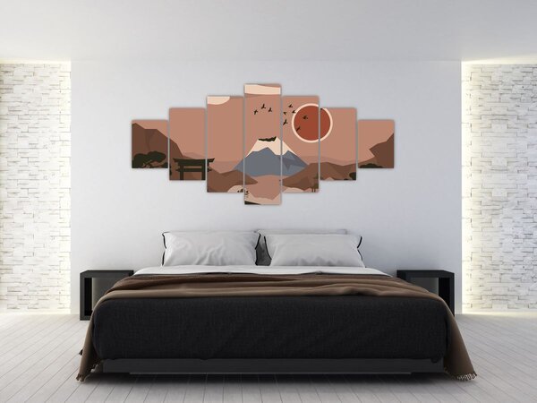 Obraz - Japonsko N⁰1 (210x100 cm)