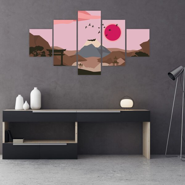 Obraz - Japonsko N⁰2 (125x70 cm)