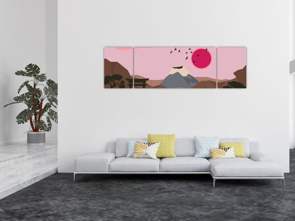 Obraz - Japonsko N⁰2 (170x50 cm)