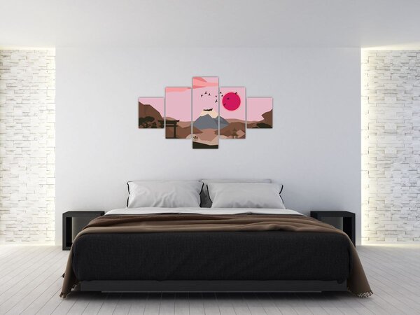 Obraz - Japonsko N⁰2 (125x70 cm)