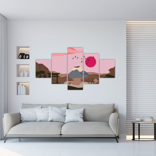 Obraz - Japonsko N⁰2 (125x70 cm)