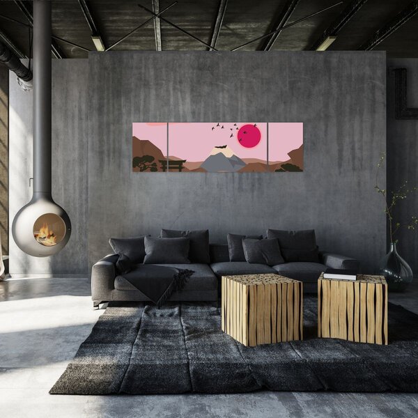 Obraz - Japonsko N⁰2 (170x50 cm)