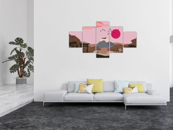 Obraz - Japonsko N⁰2 (125x70 cm)