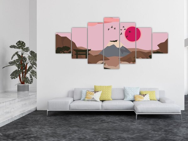 Obraz - Japonsko N⁰2 (210x100 cm)