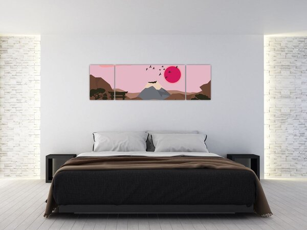 Obraz - Japonsko N⁰2 (170x50 cm)
