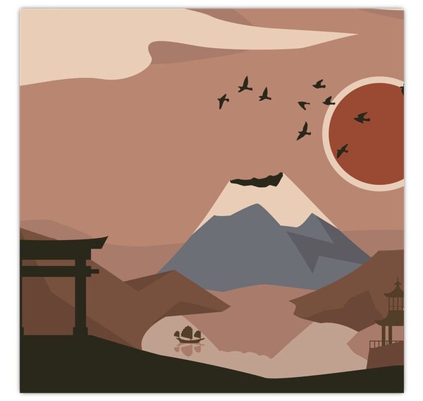 Obraz - Japonsko N⁰1 (30x30 cm)