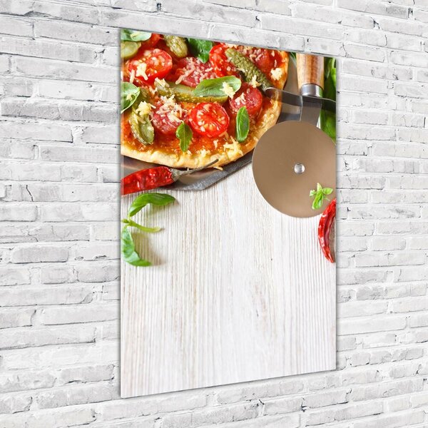 Vertikální Fotoobraz skleněný na stěnu do obýváku Pizza osv-68071696