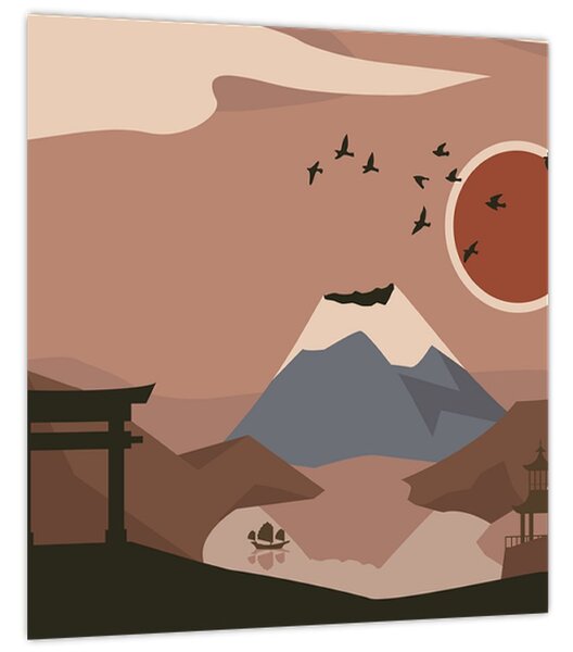 Obraz - Japonsko N⁰1 (30x30 cm)