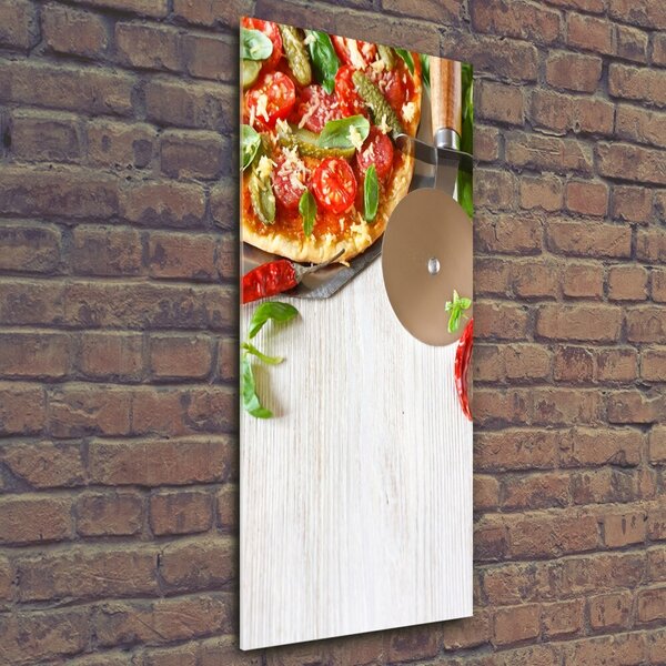 Vertikální Fotoobraz skleněný na stěnu do obýváku Pizza osv-68071696