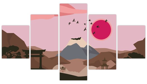 Obraz - Japonsko N⁰2 (125x70 cm)