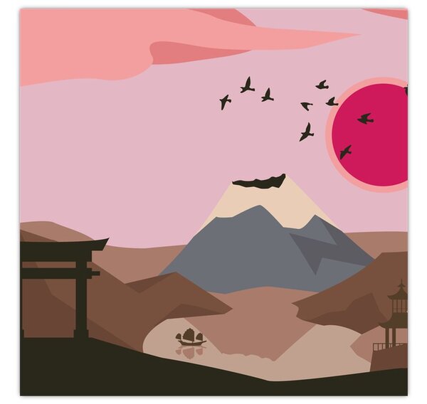 Obraz - Japonsko N⁰2 (30x30 cm)