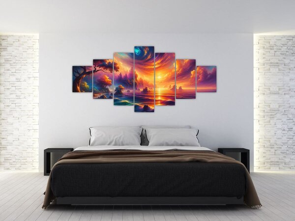 Obraz - Magický svět (210x100 cm)