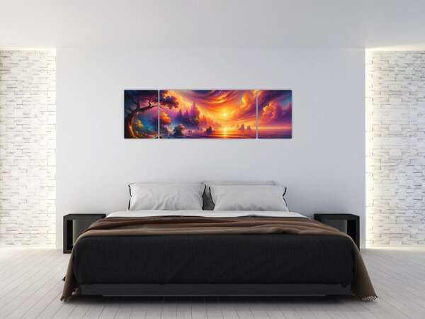 Obraz - Magický svět (170x50 cm)