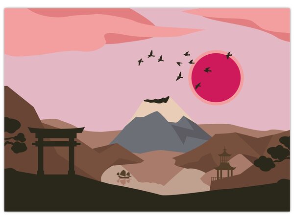 Obraz - Japonsko N⁰2 (70x50 cm)