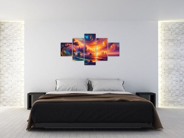 Obraz - Magický svět (125x70 cm)