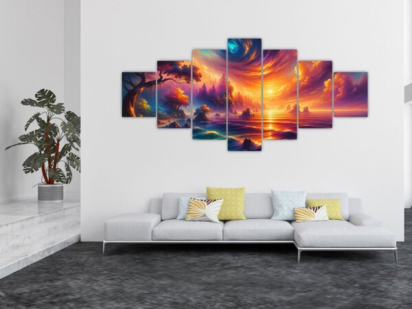 Obraz - Magický svět (210x100 cm)