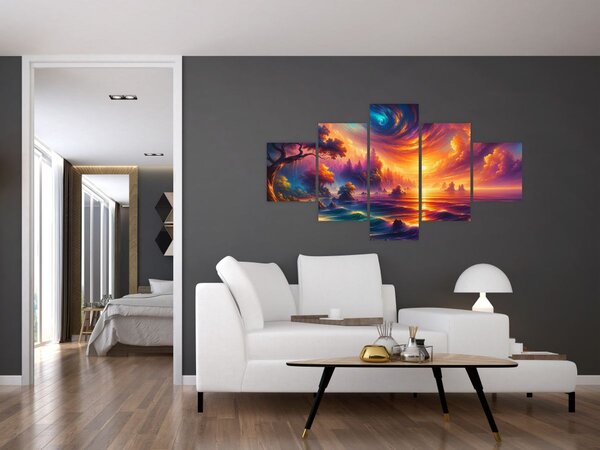 Obraz - Magický svět (125x70 cm)