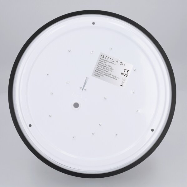 Brilagi - LED Stropní svítidlo NAOMI LED/24W/230V pr. 28,5 cm černá