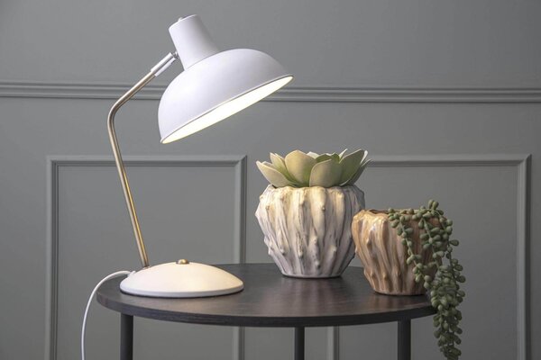STOLNÍ LAMPA HOOD BÍLÁ
