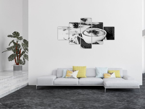 Obraz - Zimní cappuccino (125x70 cm)