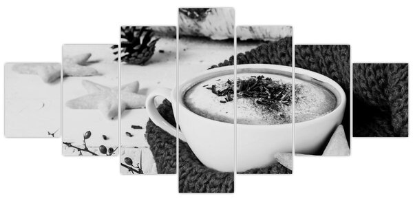 Obraz - Zimní cappuccino (210x100 cm)
