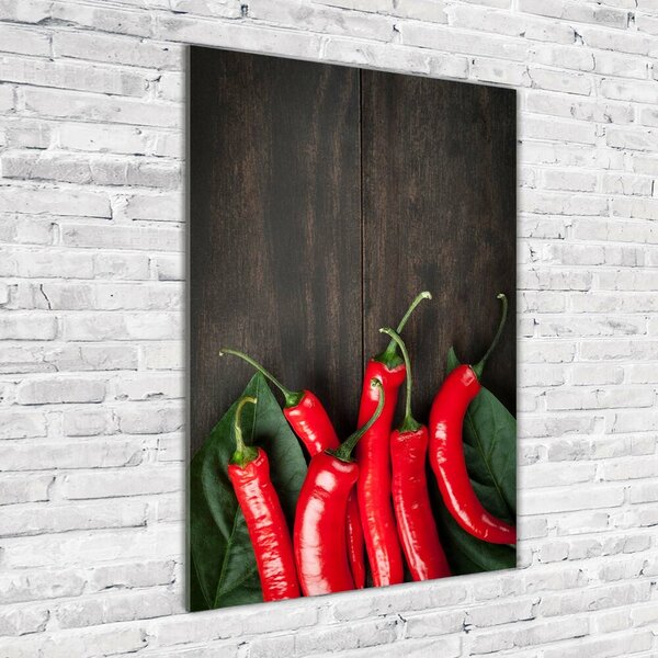 Vertikální Foto obraz skleněný svislý Chilli papričky osv-68584062