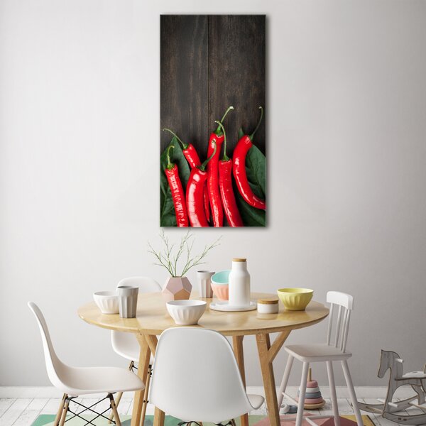 Vertikální Foto obraz skleněný svislý Chilli papričky osv-68584062