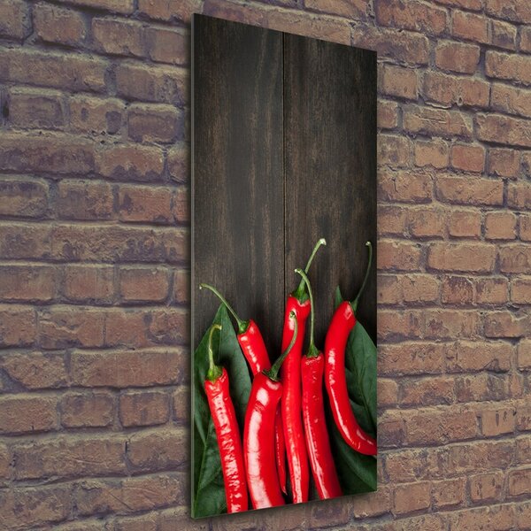 Vertikální Foto obraz skleněný svislý Chilli papričky osv-68584062