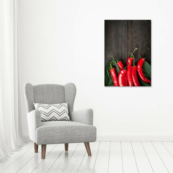 Vertikální Foto obraz na plátně Chilli papričky ocv-68584062