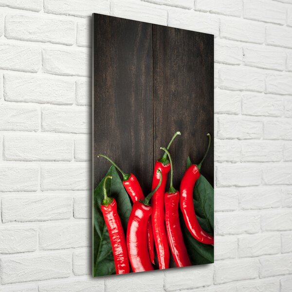 Vertikální Foto obraz skleněný svislý Chilli papričky osv-68584062