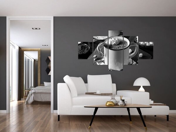Obraz - Vánoční horká čokoláda (125x70 cm)