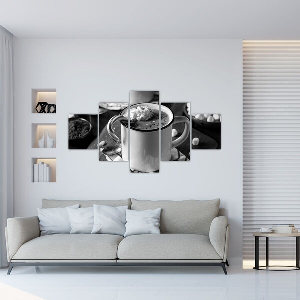 Obraz - Vánoční horká čokoláda (125x70 cm)